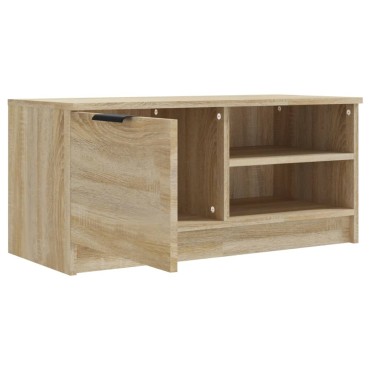vidaXL Έπιπλα Τηλεόρασης 2 τεμ. Sonoma Δρυς 80x35x36,5cm Επεξ. Ξύλο