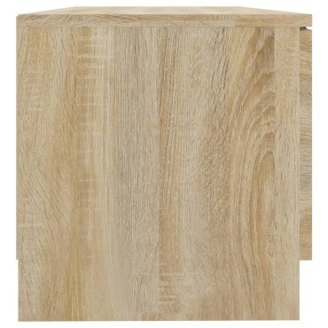 vidaXL Έπιπλα Τηλεόρασης 2 τεμ. Sonoma Δρυς 80x35x36,5cm Επεξ. Ξύλο