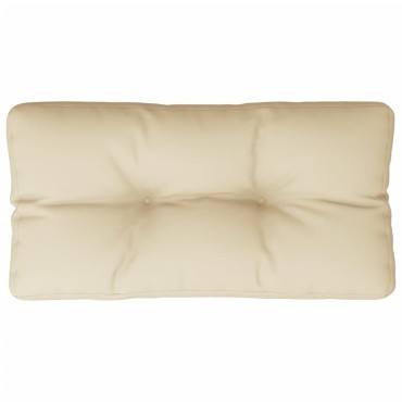 vidaXL Μαξιλάρι Παλέτας Μπεζ 70x40x12cm Υφασμάτινο