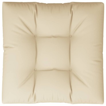 vidaXL Μαξιλάρι Καναπέ Παλέτας Μπεζ 70x70x12cm