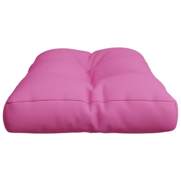 vidaXL Μαξιλάρι Παλέτας Ροζ 70x40x12cm Υφασμάτινο