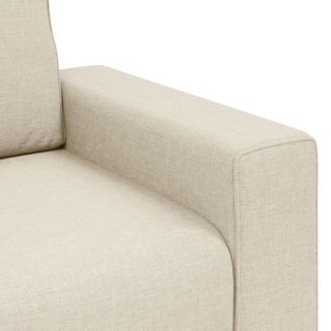 vidaXL Καναπές 2 Θέσεων Λινό 160x77x82cm  Διθέσιος