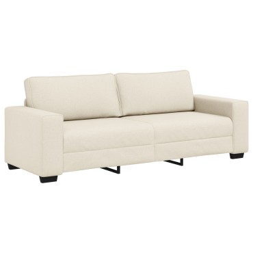 vidaXL Καναπές 3 Θέσεων από Λινό 221x77x82cm