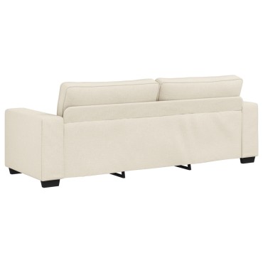 vidaXL Καναπές 3 Θέσεων από Λινό 221x77x82cm