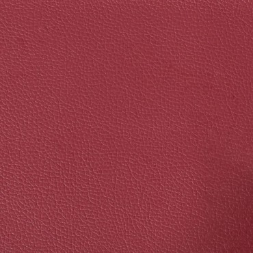vidaXL Καναπές Τριθέσιος Μπορντό Συνθετικό δέρμα με Υποπόδιο 198x77x80cm 1 τεμ.