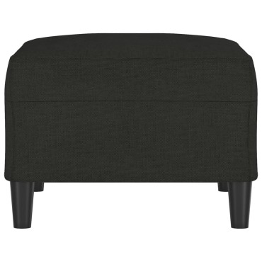 vidaXL Υποπόδιο Μαύρο 70x55x41cm Υφασμάτινο 1 τεμ.