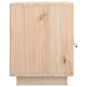 vidaXL Κομοδίνα 2 τεμ. 40x34x45cm από Μασίφ Ξύλο Πεύκου