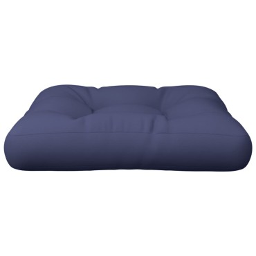 vidaXL Μαξιλάρι Παλέτας Ναυτικό Μπλε 50x50x12cm Υφασμάτινο