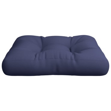 vidaXL Μαξιλάρι Παλέτας Ναυτικό Μπλε 50x50x12cm Υφασμάτινο