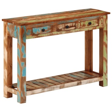 vidaXL Τραπέζι Κονσόλα 110x30x76cm από Μασίφ Ανακυκλωμένο Ξύλο 1 τεμ.