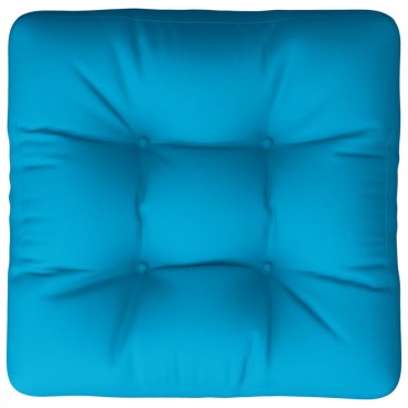 vidaXL Μαξιλάρι Παλέτας Μπλε 50x50x12cm Υφασμάτινο