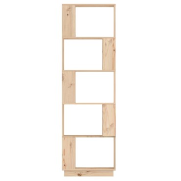 vidaXL Βιβλιοθήκη/Διαχωριστικό Χώρου 51x25x163,5cm Μασίφ Ξύλο Πεύκου 1 τεμ.