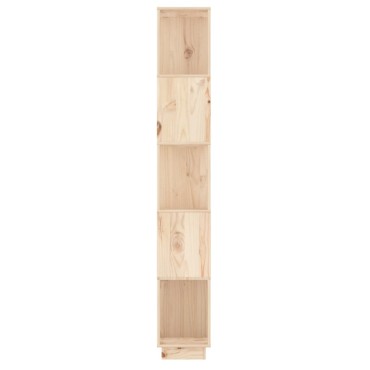 vidaXL Βιβλιοθήκη/Διαχωριστικό Χώρου 51x25x163,5cm Μασίφ Ξύλο Πεύκου 1 τεμ.