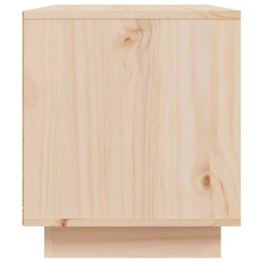 vidaXL Έπιπλο Τηλεόρασης 80x35x40,5cm από Μασίφ Ξύλο Πεύκου