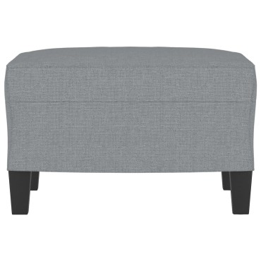 vidaXL Υποπόδιο Ανοιχτό Γκρι 60x50x41cm Υφασμάτινο 1 τεμ.