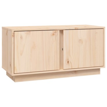 vidaXL Έπιπλο Τηλεόρασης 80x35x40,5cm από Μασίφ Ξύλο Πεύκου