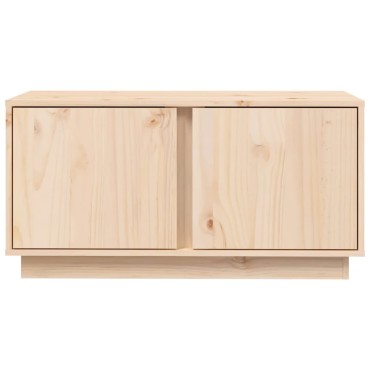 vidaXL Έπιπλο Τηλεόρασης 80x35x40,5cm από Μασίφ Ξύλο Πεύκου