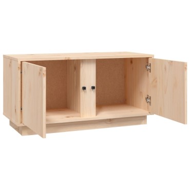 vidaXL Έπιπλο Τηλεόρασης 80x35x40,5cm από Μασίφ Ξύλο Πεύκου