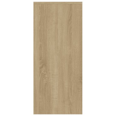 vidaXL Μπουφές Sonoma Δρυς 102x33x75cm Επεξεργασμένο Ξύλο 1 τεμ.