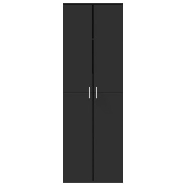 vidaXL Ντουλάπα Μαύρη 60x35x180cm από Επεξ. Ξύλο 1 τεμ.