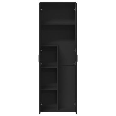 vidaXL Ντουλάπα Μαύρη 60x35x180cm από Επεξ. Ξύλο 1 τεμ.