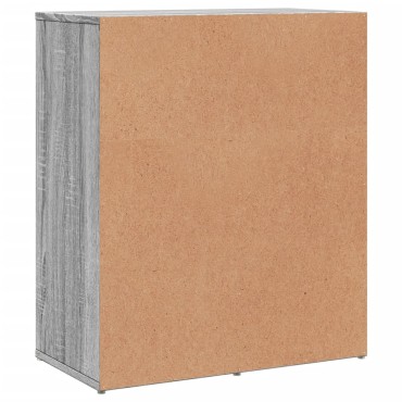 vidaXL Βοηθητικά Ντουλάπια 2 τεμ. Γκρι Sonoma 60x31x70cm Επεξ. Ξύλο