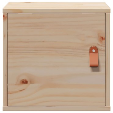 vidaXL Ντουλάπια Τοίχου 2 τεμ. 31,5x30x30cm από Μασίφ Ξύλο Πεύκου