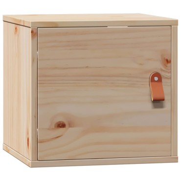 vidaXL Ντουλάπια Τοίχου 2 τεμ. 31,5x30x30cm από Μασίφ Ξύλο Πεύκου