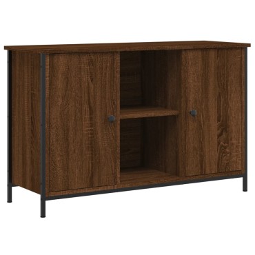 vidaXL Έπιπλο Τηλεόρασης Καφέ Δρυς 100x35x65cm Επεξεργασμένο Ξύλο