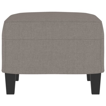 vidaXL Υποπόδιο Taupe 60x50x41cm Υφασμάτινο 1 τεμ.