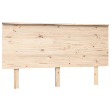 vidaXL Κεφαλάρι Κρεβατιού 144x6x82,5cm από Μασίφ Ξύλο Πεύκου 1 τεμ.
