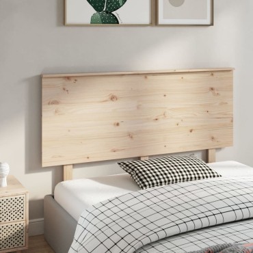 vidaXL Κεφαλάρι Κρεβατιού 144x6x82,5cm από Μασίφ Ξύλο Πεύκου 1 τεμ.