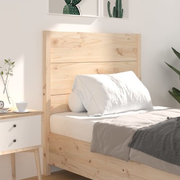 vidaXL Κεφαλάρι 96x4x100cm από Μασίφ Ξύλο Πεύκου 1 τεμ.