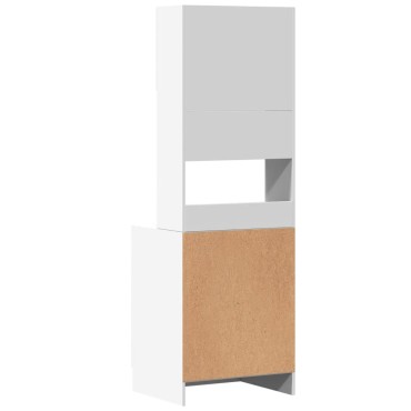 vidaXL Στήλη Κουζίνας Λευκή 60x50x180cm από Επεξεργασμένο Ξύλο