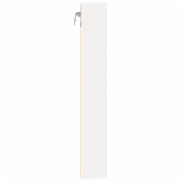 vidaXL Ραφιέρα Λευκή 60x8,5x58cm από Επεξεργασμένο Ξύλο 1 τεμ.