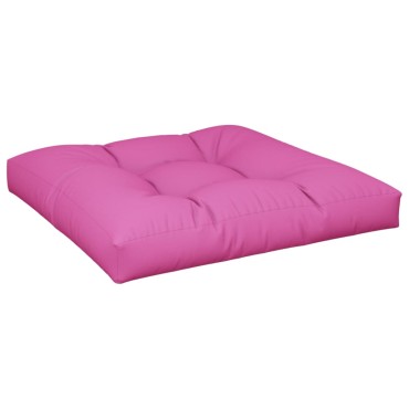 vidaXL Μαξιλάρι Παλέτας Ροζ 70x70x12cm Υφασμάτινο