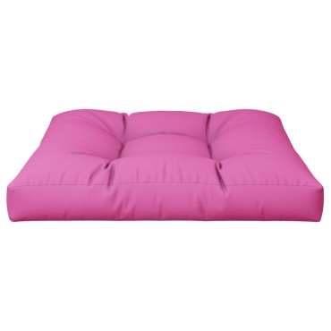 vidaXL Μαξιλάρι Παλέτας Ροζ 70x70x12cm Υφασμάτινο