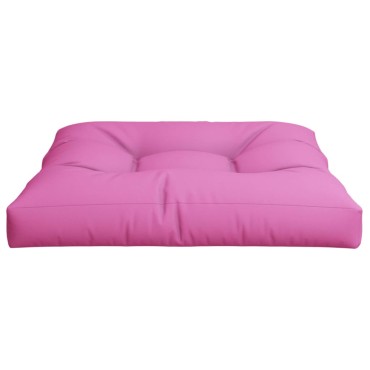vidaXL Μαξιλάρι Παλέτας Ροζ 70x70x12cm Υφασμάτινο
