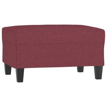 vidaXL Υποπόδιο Μπορντό 70x55x41cm Υφασμάτινο 1 τεμ.