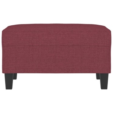 vidaXL Υποπόδιο Μπορντό 70x55x41cm Υφασμάτινο 1 τεμ.