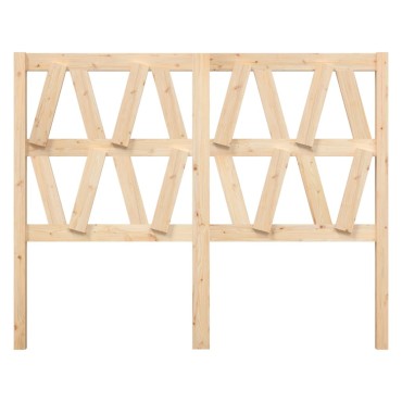 vidaXL Κεφαλάρι Κρεβατιού 146x4x100cm από Μασίφ Ξύλο Πεύκου 1 τεμ.