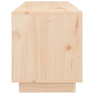 vidaXL Έπιπλο Τηλεόρασης 105x34x40cm από Μασίφ Ξύλο Πεύκου