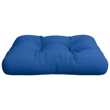 vidaXL Μαξιλάρι Παλέτας Μπλε Ρουά 50x50x12cm Υφασμάτινο