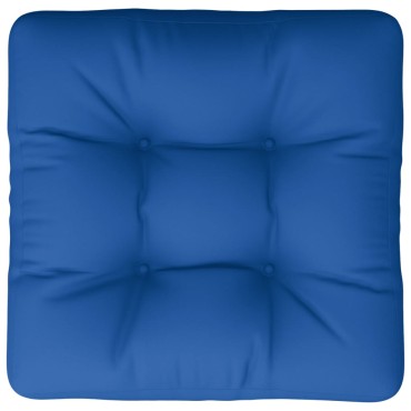 vidaXL Μαξιλάρι Παλέτας Μπλε Ρουά 50x50x12cm Υφασμάτινο