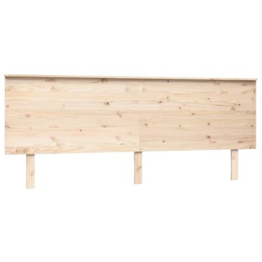 vidaXL Κεφαλάρι Κρεβατιού 204x6x82,5cm από Μασίφ Ξύλο Πεύκου 1 τεμ.