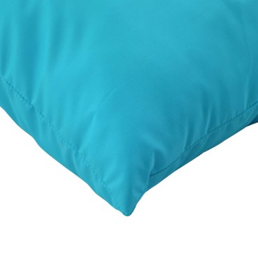 vidaXL Μαξιλάρια Διακοσμητικά 4 τεμ. Τιρκουάζ 60 x 60 εκ. Υφασμάτινα