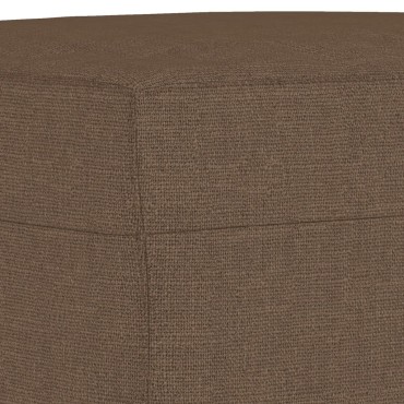 vidaXL Υποπόδιο Καφέ 70x55x41cm Υφασμάτινο 1 τεμ.