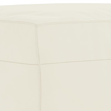vidaXL Υποπόδιο Κρεμ 70x55x41cm Βελούδινο 1 τεμ.