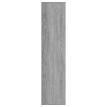 vidaXL Βιβλιοθήκη/Βοηθητικό Ντουλάπι Γκρι sonoma 66x30x130cm Επεξ Ξύλο 1 τεμ.