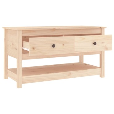 vidaXL Τραπεζάκι Σαλονιού 102x49x55cm από Μασίφ Ξύλο Πεύκου 1 τεμ.
